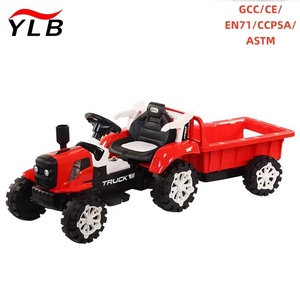 Nuovo Arrivo: <span class=keywords><strong>Auto</strong></span> Elettrica per Bambini a 6 Ruote, Trattore con Cassone Ribaltabile Idraulico, Telecomando, <span class=keywords><strong>Batteria</strong></span> Ricaricabile, per Bambini 2-7 Anni - Product Image 1