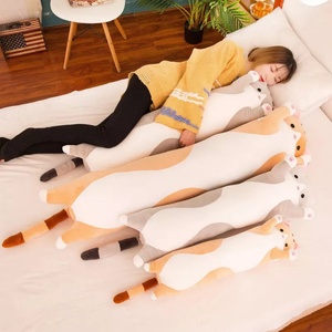 Kawaii Long <b>Cat</b> Kitten <b>Plush</b> Pillow Stuffed Animals Toys Doll <b>Cat</b> <b>Plush</b> Pillow - Product Image 4