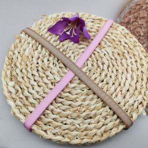 Cintura elástica de nailon con rayas arcoíris, banda elástica brillante de 14mm, zapatos antideslizantes para el hogar, muestra gratuita sostenible al por mayor - Product Image 5