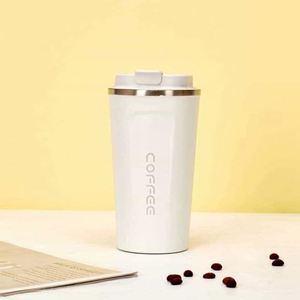 Simple 304 Stainless Steel Coffee Mug Portable Car <b>Thermos</b> Business Office Gift Dual-Drink Mug - Product Image 4