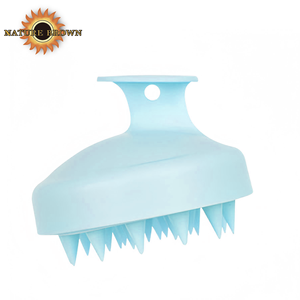 Cepillo Masajeador de <span class=keywords><strong>Cuero</strong></span> <span class=keywords><strong>Cabelludo</strong></span> de Silicona y PP+TPE para Uso Doméstico, con Función Exfoliante, para Estimular <span class=keywords><strong>el</strong></span> Crecimiento del Cabello y Masajear con Champú, Estimulando los Meridianos - Product Image 2