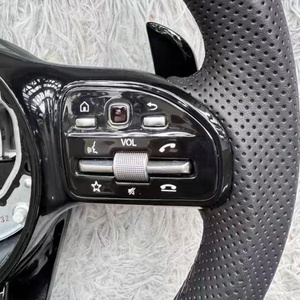 <span class=keywords><strong>Volant</strong></span> en cuir de haute qualité avec boutons pour Mercedes-Benz CLS GLC GLE GLS GLA CLA W204 W205 W177 W206 G63 E63 AMG - Product Image 3