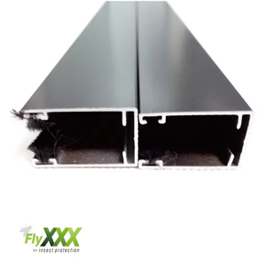 Venta Directa de Fábrica: Puerta Mosquitera Abatible de Aluminio Premium con Marco Fijo y Malla de Fibra de Vidrio Resistente para el Hogar - Product Image 4