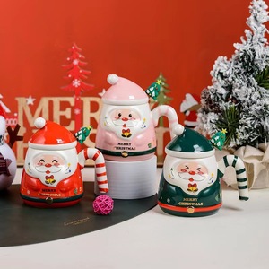 Customizable Christmas Ceramic <b>Cup</b> <b>Set</b> for Coffee and <b>Tea</b> Reusable Holiday Wholesale - Product Image 6
