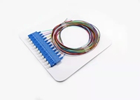 Faisceaux de fibres optiques monomode LC, 12 couleurs, 0.9mm, Fiber optique, Pigtail LC, Pigtails