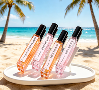 Perfume Personalizado de 10 ml, Fragancia Duradera para Mujer, Mini Spray Corporal con Aroma a Madera, Cítricos y Té, Muestra de París