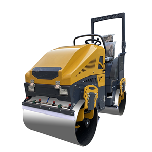 Rodillo vibratorio de 2 toneladas, nuevo compactador de rodillos, compactador de <span class=keywords><strong>carretera</strong></span> de doble tambor con certificado EPA - Product Image 3