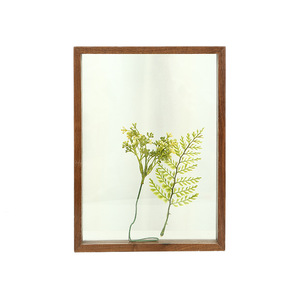 Wooden Photo <b>Frame</b> Rectangle Solid Wood Handmade Display Stand For Dried Flowers Decorative - Product Image 2