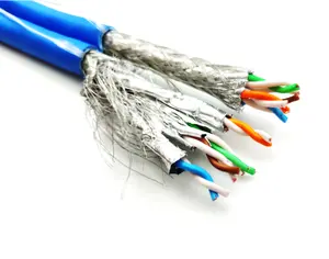 Bandwidths up to 2000MHz Cat8 S/FTP Twin 23AWG Bulk Cable for cost and time saving