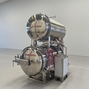 Nuevo <span class=keywords><strong>esterilizador</strong></span> <span class=keywords><strong>de</strong></span> alimentos Autoclave <span class=keywords><strong>de</strong></span> baño <span class=keywords><strong>de</strong></span> agua automático Tastech para restaurantes, carne, alimentos enlatados, granjas, componentes centrales, bomba PLC - Product Image 1