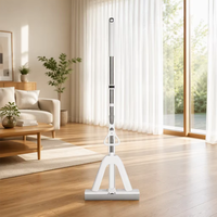 Serpillère pliable à dégagement rapide One Touch, serpillère auto-essoreuse mains libres pour le nettoyage des sols domestiques
