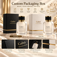 Flacons de parfum noirs de 30 ml, 100 ml, flacons de parfum personnalisés OEM, étiquette privée, flacon de parfum vide de luxe de 50 ml
