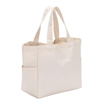 Sac en toile de coton robuste et lourd, vente en gros d'usine, sac de courses réutilisable lavable, sac de shopping en coton
