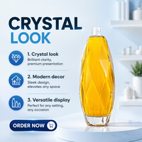 Nouvelle bouteille en verre Super Flint personnalisée pour jus, vin et boissons, avec bouchon à vis, pour Tequila, Brandy et Whisky