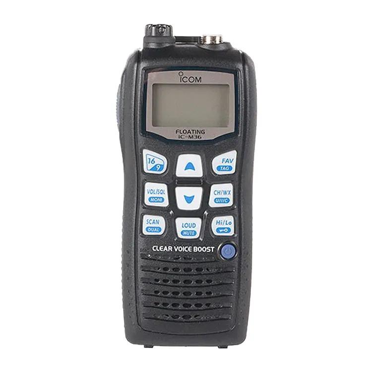 ICOM IC-M36 Radio bidirectionnelle étanche haute puissance IC-M37 portable longue portée 1-5W 16 canaux interphone talkie-walkie