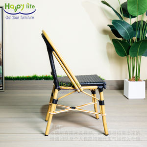 खुश जीवन फर्नीचर की क्लासिक आउटडोर रतन कुर्सी आधुनिक डिजाइन के साथ आधुनिक डिजाइन धातु एल्यूमीनियम फ्रेम के साथ - Product Image 4