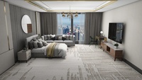 2024 nouveau Design personnalisé luxe laine et nylon mur à mur Axminster tapis salon 5 étoiles hôtel tapis de sol chambre