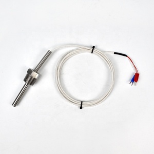 Laiyuan Fabriek Prijs 8*50Mm Platina <span class=keywords><strong>Pt100</strong></span> Thermokoppel Sonde <span class=keywords><strong>Rtd</strong></span> Temperatuursensor Met Schroefdraad - Product Image 2