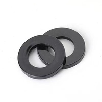 Hochwertige weiße schwarze nylon-dichtung auf lager flachwaschbecken kunststoff-waschbecken nylon ABS POM runder flacher kunststoff-ring