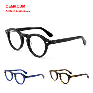 Montura de Gafas Ópticas Cuadradas de Acetato con Lentes Anti-Luz Azul y Anti-Radiación, Diseño de Moda de Lujo para Adultos Unisex - Product Image 2