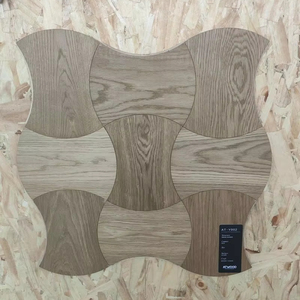 <span class=keywords><strong>Parquet</strong></span> à chevrons en chêne blanc <span class=keywords><strong>de</strong></span> style scandinave moderne Surface <span class=keywords><strong>de</strong></span> vernis mat en bois massif pour le salon à l'extérieur - Product Image 2