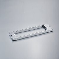 Poignée de salle de douche en acier inoxydable Hydrorelax-Poignée de porte coulissante en verre de type L et de type O pour salle de bain