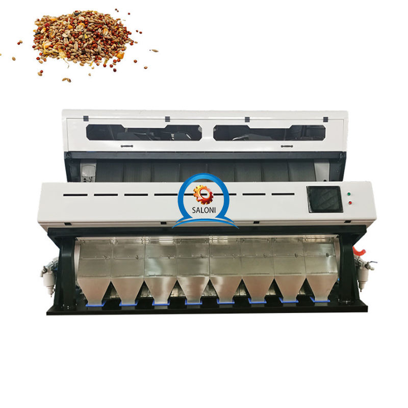AI Optical Color Sorter Machine for High Efficiency Grain Rice Wheat ...