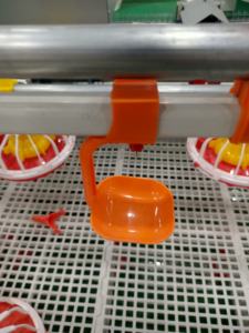Broiler tavuklar için yeni durum turuncu otomatik su besleme sistemi için dayanıklı plastik hayvan tiryakisi - Product Image 2