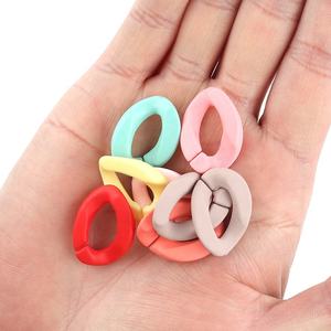 Bracciale Semplice e Versatile con Catena Spessa in Gomma Acrilica, Fibbia Fai-da-Te, Accessorio alla Moda per Borse, Occhiali e Custodie per Cellulari, Anti-caduta - Product Image 3