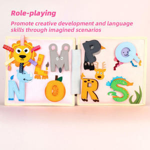 หนังสือผ้าสักหลาดแบบเงียบเล่<span class=keywords><strong>ม</strong></span>แรกของเล่นเพื่อการศึกษาแบบ<span class=keywords><strong>ม</strong></span>อนเตสซอรี่ทำด้วย<span class=keywords><strong>ม</strong></span>ือสำหรับเด็กปฐ<span class=keywords><strong>ม</strong></span>วัย - Product Image 3