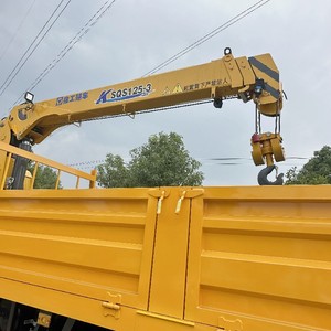Camion-grue de levage monté sur châssis chinois, conduite à droite, 4x2, 4x4, camion de chargement avec grue 5T - Product Image 6
