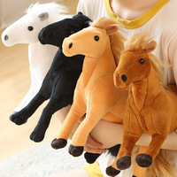Peluche Cheval Personnalisée Douce et Réaliste – Jouet en Peluche Animal Cheval Personnalisable