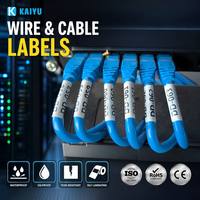 Etiquetas para Cables con Código de Barras, Adhesivos Permanentes KAIYU, 15 Años de Experiencia Profesional, Marcado de Cables Industriales y Eléctricos
