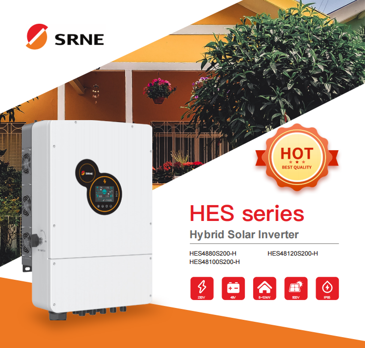 SRNE 10kWオングリッドソーラーハイブリッドインバーター