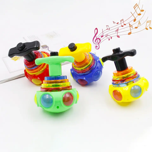 UFO Gyro Niños 3-14 años Rompecabezas Música intermitente Gyro Stand Super Colorful Electric Luminous Toys - Product Image 6