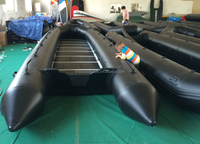 Yacht de sport pour 36 personnes de 8 mètres Bateaux gonflables ASM-800 de sol en aluminium Ponton électrique à flotteur Tube Fabrication soudée à vendre
