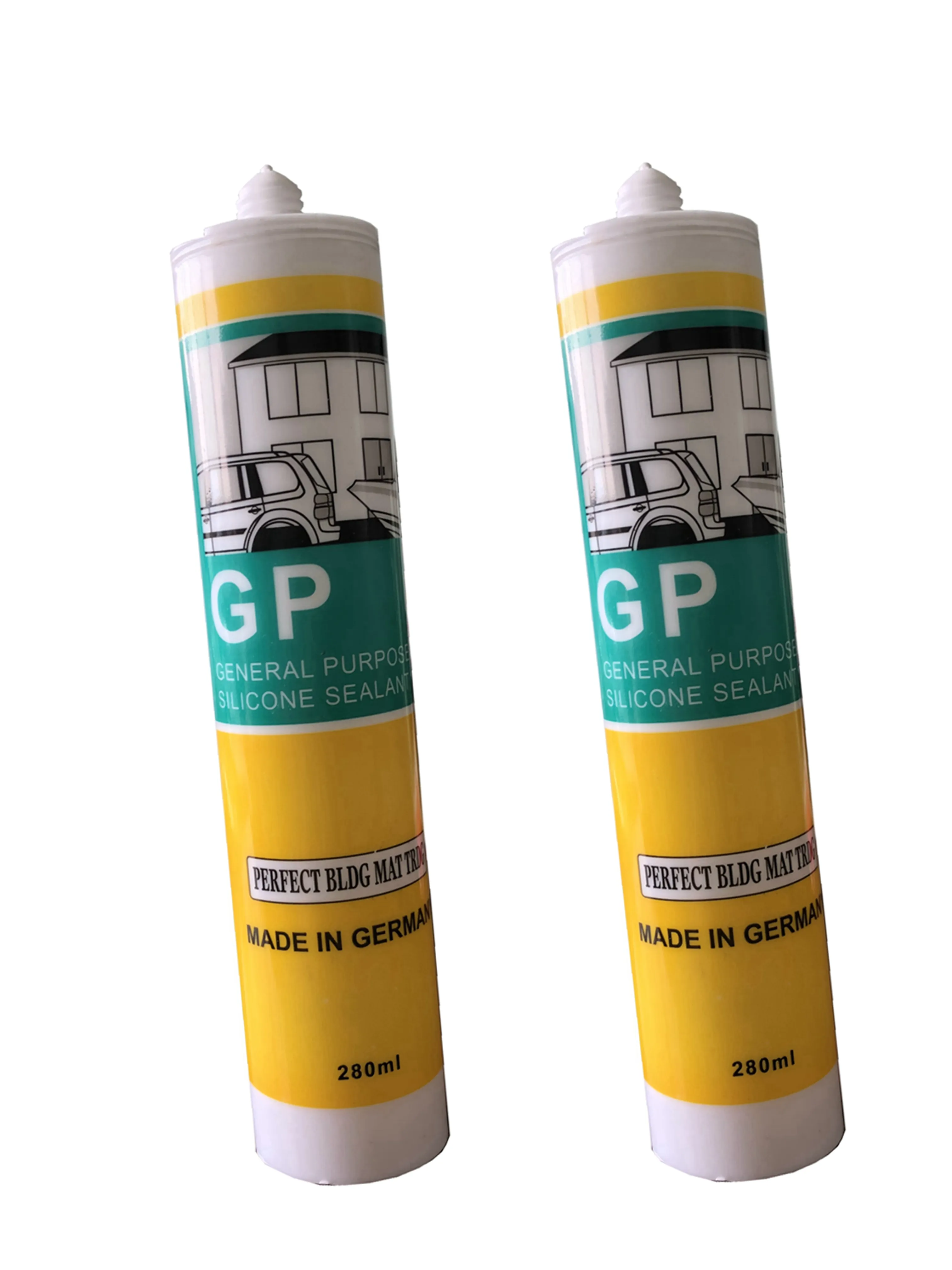 Chịu nhiệt độ cao Silicone sealant Sealant không thấm nước rõ ràng thép không gỉ Glass Chất bịt kín dính keo