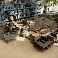 Machine à fabriquer des briques de conception compacte, 2500 pièces, avec un aménagement gain de place pour le développement urbain
