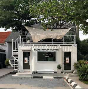 Cafés côtiers en acier à base de conteneurs pour espaces de <span class=keywords><strong>café</strong></span> au détail modulaires multi-scènes bureau maison cuisine parc salle de bain villa - Product Image 4