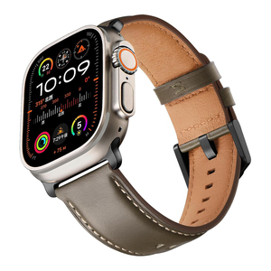 ハンドメイドクイックリリーススマートウォッチバンドストラップレザー時計ストラップ20mm 22mm腕時計ブレスレット - Product Image 2