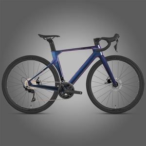 Vélo de course sur route en carbone R10Pro Disc (Gen 2) 22 vitesses 700C Professionnel avec guidon 3K et jeu de roues en aluminium R10Pro en fibre de carbone - Product Image 3