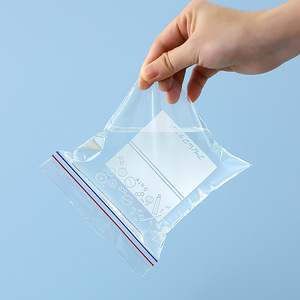 Food Storage Bag Rectangle Zipper Airtight For Refrigeration And <b>Freezer</b> Use - Product Image 4