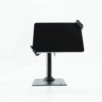 Support de tablette de bureau de haute qualité en alliage d'aluminium avec verrouillage antivol pour tablette PC de 7 à 12 pouces