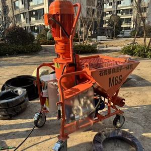 Automatic Mortar Spray Machine with 50L 30m Vertical & 15m Horizontal Conveying 5.4kw Power for Sand Application - Product Image 3