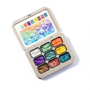 Paleta de Esmalte de Gel de Resina de 9 Colores, OEM ODM, No Tóxico, UV/LED, con Brillo de Diamante, Efecto Degradado, Larga Duración, para Arte de Uñas, DIY - Product Image 5