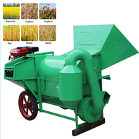 Machine à battre multifonctionnelle pour usage domestique et agricole, pour colza, blé, riz, sorgho et haricots, avec moteur électrique/essence/diesel