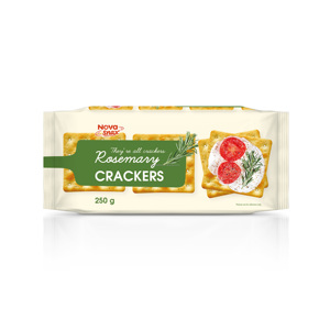 แครกเกอร์โรสแมรี่แสนอร่อยขนมปังกรอบเค็มเพื่อสุขภาพแพ็ค250กรัมฉลากส่วนตัว - Product Image 5
