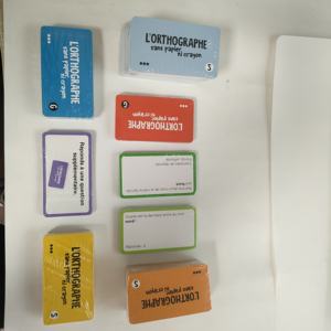 Cartes à jouer personnalisées à collectionner, jeux de société amusants et éducatifs pour orthographe sans papier ni crayon - Product Image 2