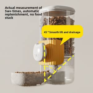 Büyük kapasiteli anti-dökülme kedi ve köpek kase Pet asılı otomatik su sebili ve besleyici seyahat gıda kullanımı için kafes için Set - Product Image 2