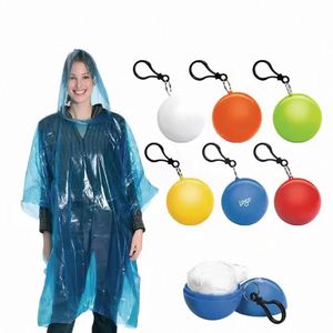 <span class=keywords><strong>Poncho</strong></span> de pluie jetable promotionnel pour <span class=keywords><strong>femme</strong></span> en EVA imperméable avec porte-clés, idéal pour les voyages et les urgences par temps pluvieux - Product Image 2